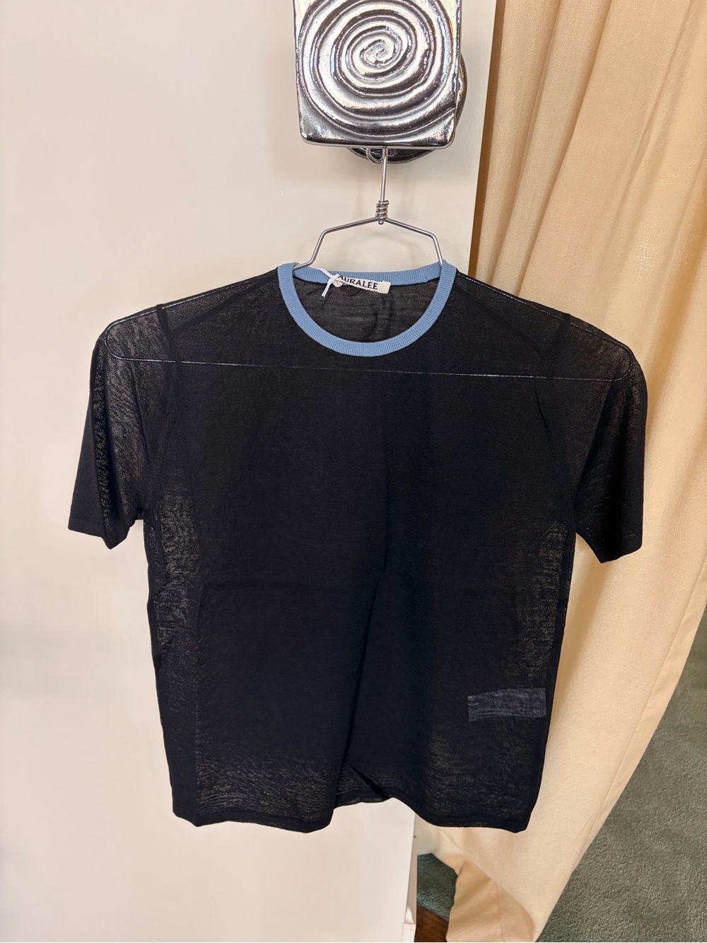 Auralee Wool Silk Knit Tee